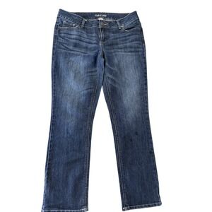Maurices Denim Jeans Women Size 9 10 Short Blue Wash Straight Leg Pants